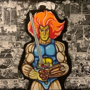 Thunder cat painting